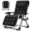 ABORON Zero Gravity Chair,Premium Outdoor Lawn Folding Lounge Chairs,Sturdy Adjustable Reclining Patio Chairs with Removable Cushion,Headrest & Tray